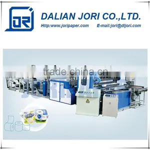 Fully Automatic Paper Production Line Toilet Paper Tissue Making Machine thumbnail-1