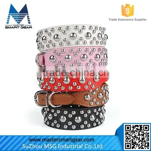 Handmade Embroidered Pet Collars Soft Comfortable Pet Collar PT40 thumbnail-1