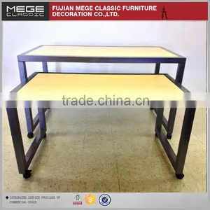 Custom Made Wooden Tiered Display Stand For Clothes thumbnail-5