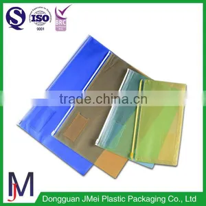 China Factory Plastic Clothes Packaging Bag/ Transparent Pvc Zipper Clothes Bag thumbnail-3
