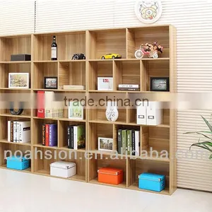Cheap Wooden Wall Bookcases/bookshelf Design thumbnail-1
