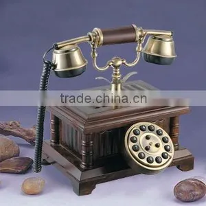 Solid Wood Telephone Antique thumbnail-1