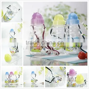 500ml BPA FREE Wholesale Plastic Straw Bottles for Baby thumbnail-1