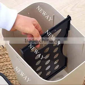 Professional Manufacturer for Plastic Double Lids Trash Can thumbnail-5