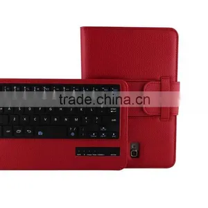 Litchi Pattern Wireless Mini Bluetooth Keyboard for Samsung TABS 8.4inch T700/705-SA04 thumbnail-6