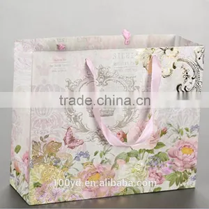 New Fashion Pre Coating Door Gift Luxury and Fashion Paper Bag for Printing thumbnail-1
