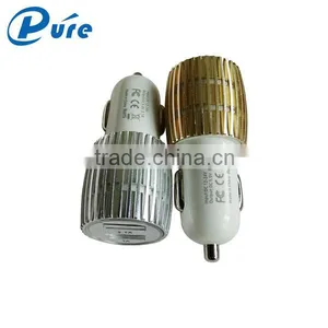 Universal 2 Port Usb Car Charger,promotional 2.1A Mobile Phone Car Charger With Indication Light thumbnail-5
