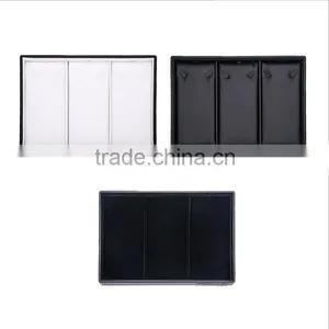 Chinese Factories Wholesale Custom Luxury Leather Necklace Box, Black Beautiful Display Box thumbnail-2