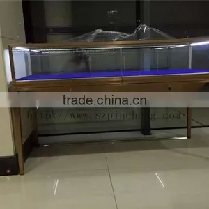 Customized Metal Material Luxury Glass Watch Jewelry Lighting Display Cabinets thumbnail-2