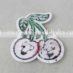 Good Price 7*8 cm Red Patches Cherry Pattern Design Indian Embroidery Patch thumbnail-4