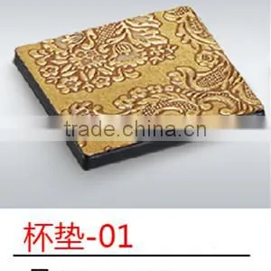 Square Plastic Imitation Cup Mat thumbnail-1