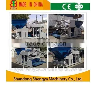 Movable Cement Hollow Brick Laying Machine QMY10-15 High Capacity Low Cost Shengya Brand Brick Machine thumbnail-2