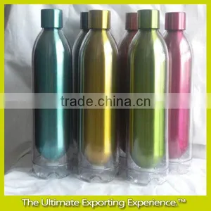 Escape Botttles ,shock Resistant Water Bottle,metal Double Wall and Plastic Water Bottle,double Wall Sports Water Bottle thumbnail-1