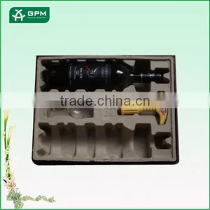 Biodegradable Cheap Paper Wine Glass Holder Tray thumbnail-3