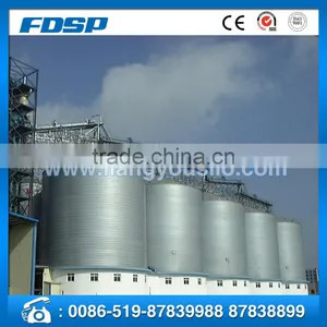 PLC Control Flat Bottom Steel Silo Assembly Wheat Storage Silo thumbnail-2