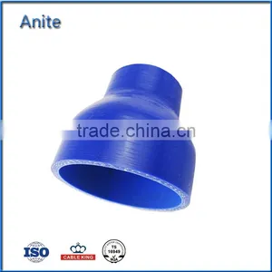 High Pressure Hand Made 4 Piy Fiber Insert Reducer SIlicone Rubber Hose Connector thumbnail-1