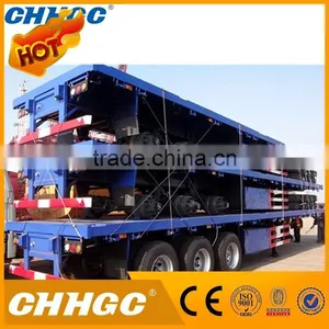 Plastic Drop Deck 40ft Flatbed Trailer With Low Price thumbnail-6