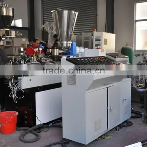 PVC Pipe Conical Plastic Twin Screw Extruder Machinery thumbnail-2