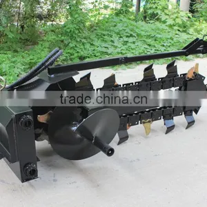 Brand New Trencher China Bobcat Loader Attachment Trencher for Sale thumbnail-1