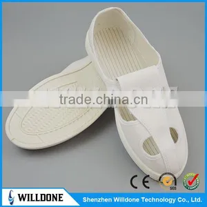 HOT!!! White Leather ESD Shoes, 4-Hole Antistatic Shoes thumbnail-5