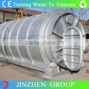 Scrap Tires Pyrolysis/Recycling Machine Also Process Plastic Waste to Crude Oil thumbnail-1
