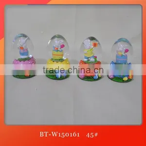 Easter Water Globe Resin Water Ball Polyresin Snow Globe Polyresin Water Ball Easter Snow Ball thumbnail-1