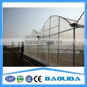 Factory Price Galvanized Steel Frame Agricultural Plastic Green House thumbnail-6