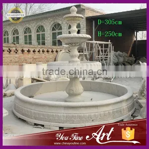 3 Tiers Garden Stone Fountain for Sale thumbnail-1