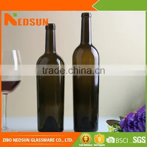 Factory Sale Top Quality Frosted Hot Sale Manufacture Glass Bottles for Wine thumbnail-1