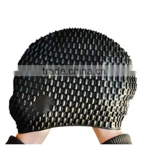 Bright Fashionable Silicone Swimming Cap / Sport Silicone Swimming Cap thumbnail-1