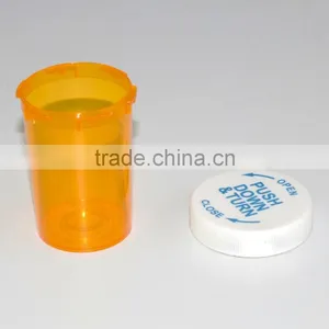 Childproof Vials Plastic Children Resistant Cap Vials thumbnail-3