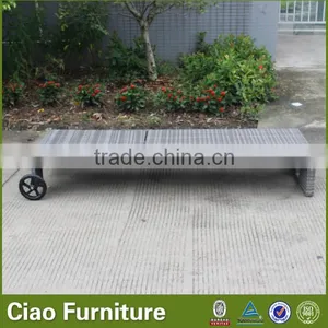 New Style Garden Rattan Chaise Sun Lounge Set thumbnail-4