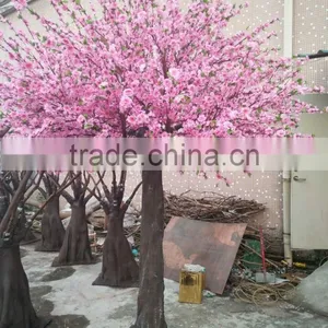 Artificial Peach Blossom Tree thumbnail-1