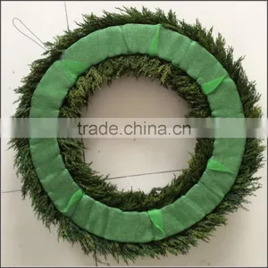 Natural Preserved Cypress Wreath Preserved Pinus Wreath thumbnail-4
