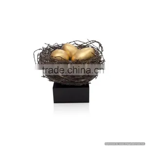 Metal Nest & Eggs Fancy Sculpture thumbnail-1