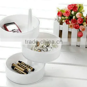 3 Tiers Acrylic Cosmetic Storage Dishes thumbnail-1