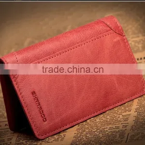 Slim Leather Rfid Card Holder ID Window Leather Card Holders thumbnail-3