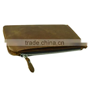 Tianhooo Long Wallet Slim Genuine Leather Credit Card Holder With RFID Blocking thumbnail-5