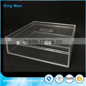China Factory Custom Acrylic Cube Storage Boxes With Lid thumbnail-2