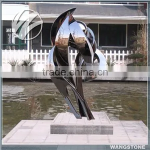 Stainless Steel Garden Flower Sculpture thumbnail-1
