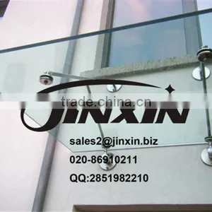 JINXIN Entrance Awning Cable Connector Stainless Steel Modern Glass Canopy thumbnail-2