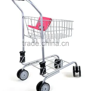 Metal Toy Folding Shopping Cart For Kids and Toddler thumbnail-1