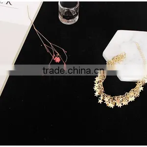 Layered Gold Tiny Stars Charms Bracelet Gold Stars Chain Bracelet thumbnail-3