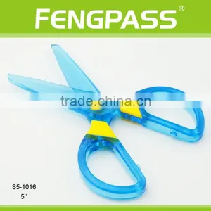 S5-1016 5 Inch 2Cr13 Stainless Steel Blade With Colorful Plastic Handle Shape Cutting Scissors thumbnail-2