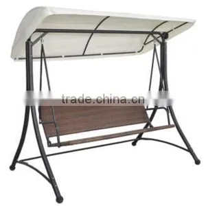 Manufacturer Supply the 3 Seats Rattan Swing Chair Garden Swing Chair for Leisure for Hot Sale thumbnail-1
