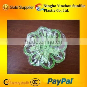 Plastic Round Clothes Drying Rack With 12clips thumbnail-1