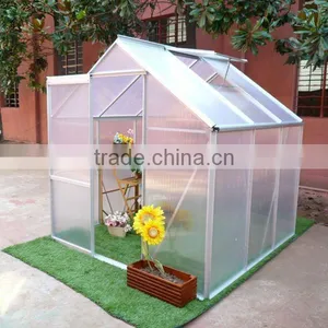 Sinolily Powder Coated Greenhouse With One Top Window thumbnail-1