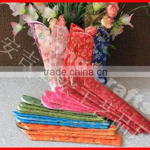 Chinese Style Cloth Hand Fan Bag thumbnail-1