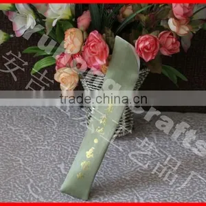 Cloth Bamboo Hand Fan Bag as Gift Pouch or Packing thumbnail-3