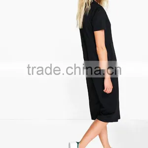 Custom Printing One Piece Jumpsuit Women Short Sleeve Loose Jumper Style Culotte Zippered Jumpsuit Wholesale thumbnail-5